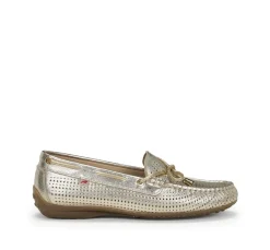 Fluchos BRUNI F1428 Mocasín Dorado New