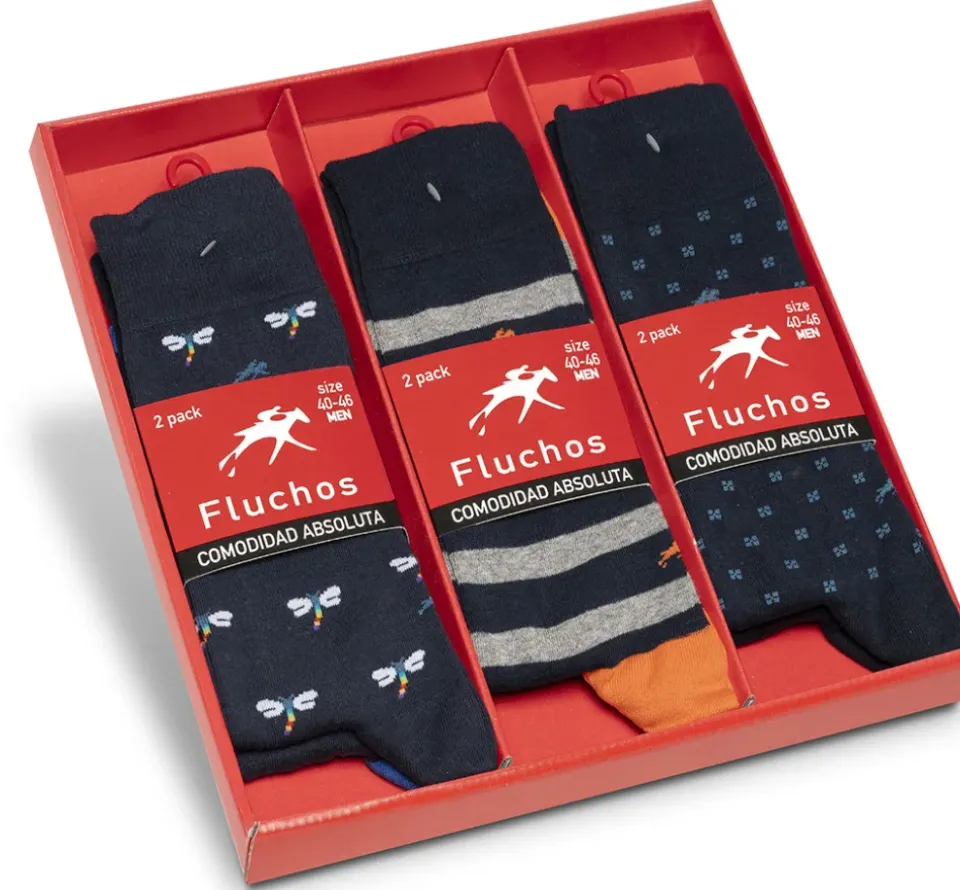 Fluchos CA0012 Pack 3 Calcetines Hombre Discount