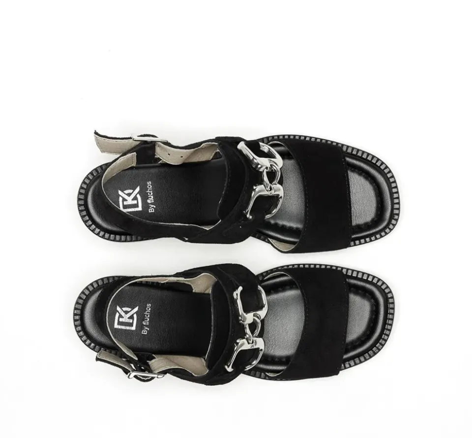 Fluchos CIRCUS D9065 Sandalia Negra Clearance