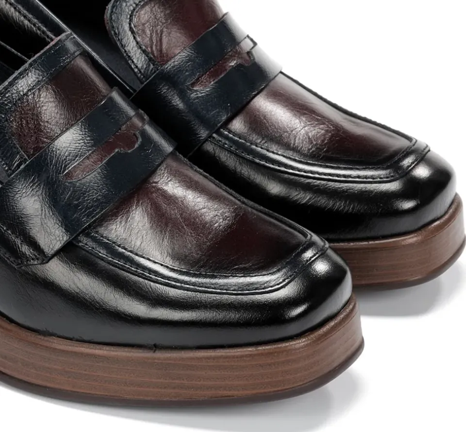 Fluchos CRISTEL D9334 Mocasín Negro Outlet