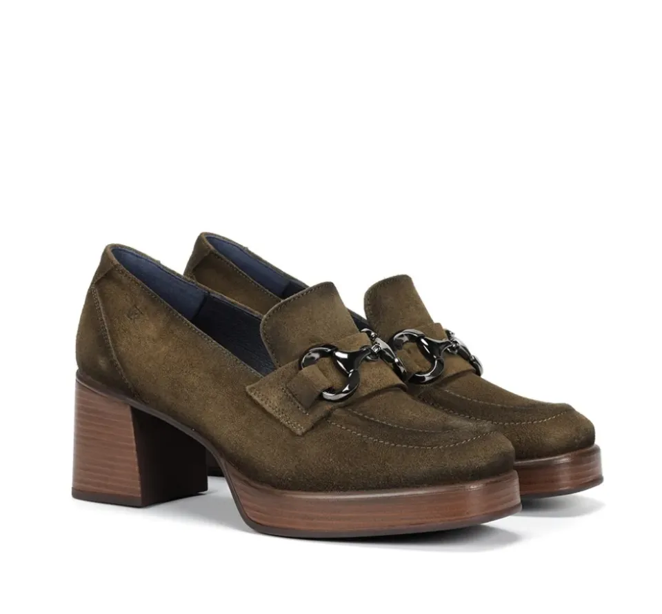 Fluchos CRISTEL D9155 Mocasín Verde Sale