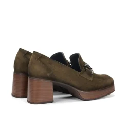 Fluchos CRISTEL D9155 Mocasín Verde Sale