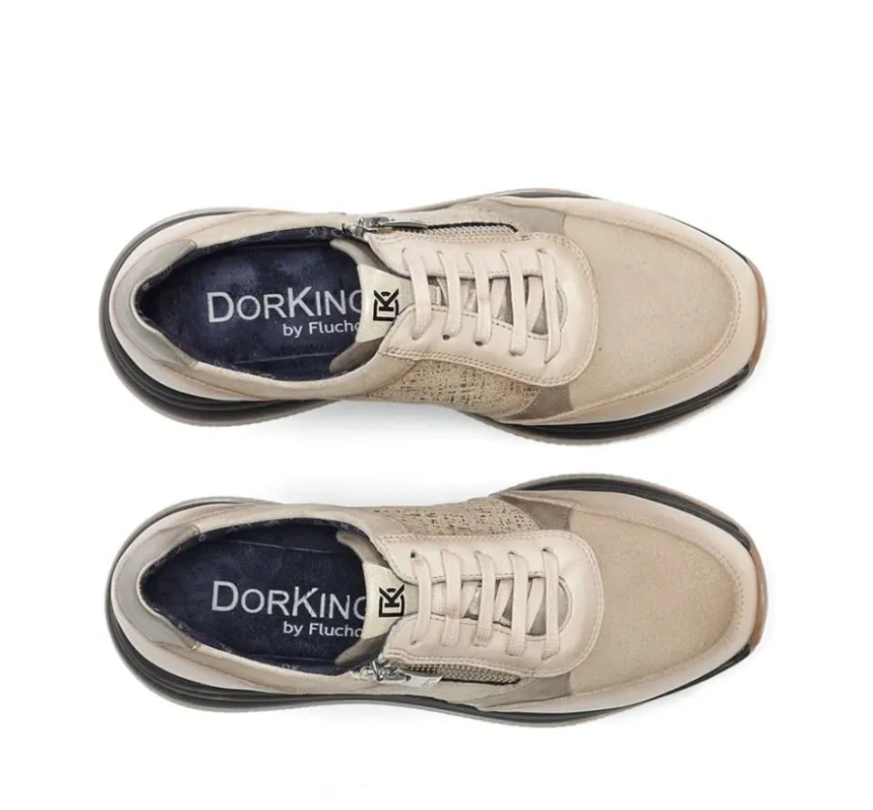 Fluchos DRAZ D9249 Deportivo Taupe Fashion