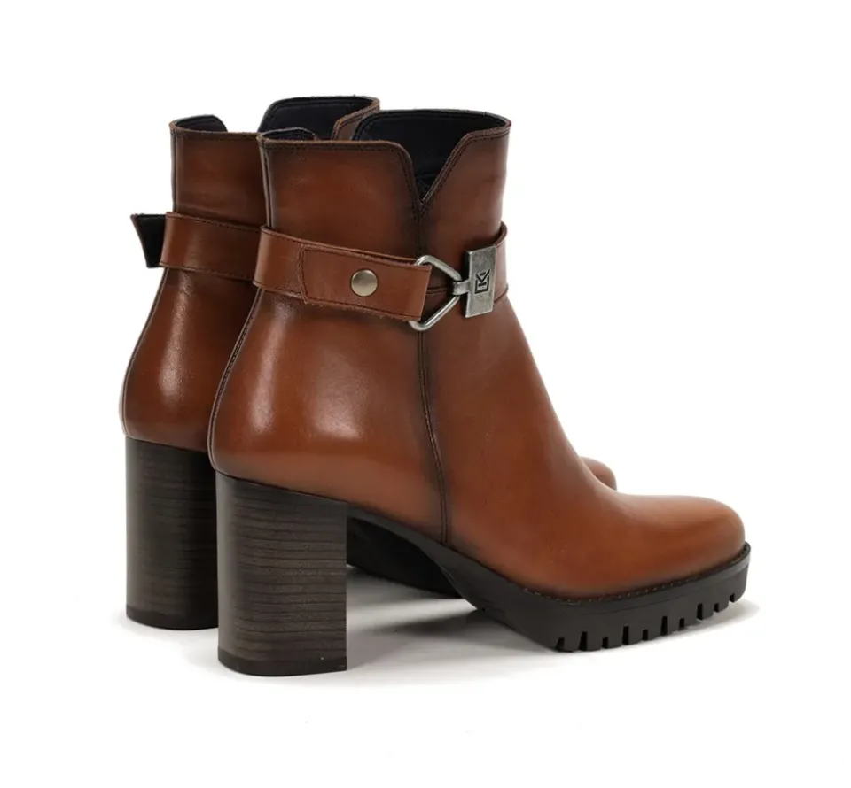 Fluchos EVIE D8961 Botín Marrón Outlet