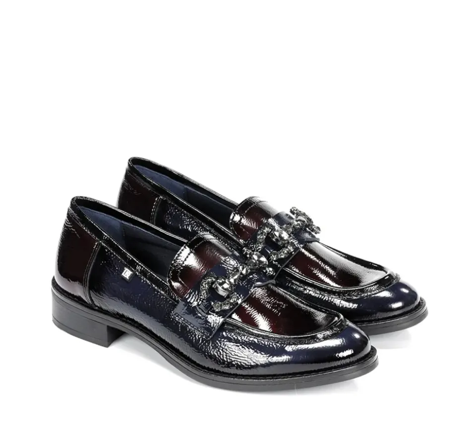 Fluchos HARVARD D9118 Mocasín Azul Discount