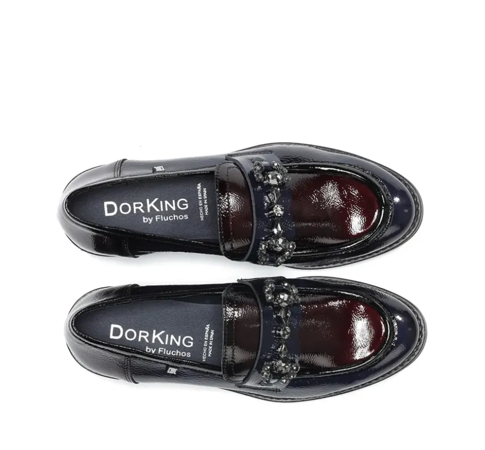 Fluchos HARVARD D9118 Mocasín Azul Discount