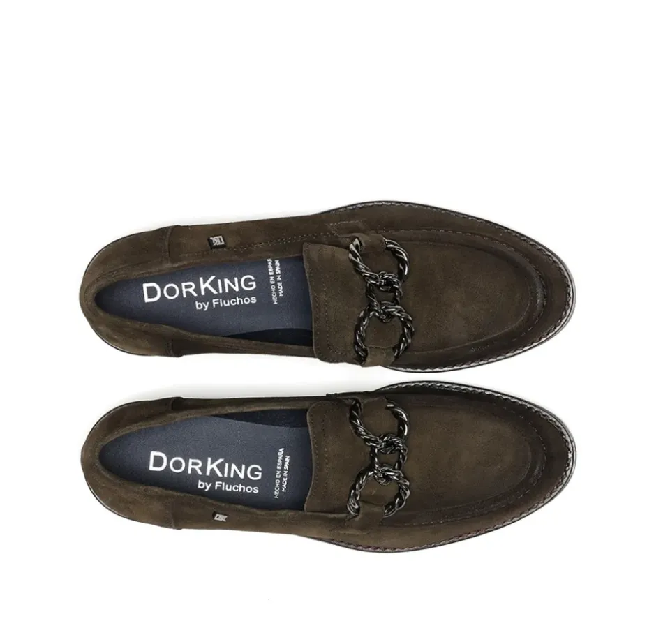 Fluchos HARVARD D9117 Mocasín Verde Sale