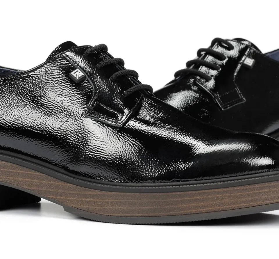 Fluchos IDALY D9387 Mocasín Negro Sale