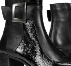 Fluchos IKIA D9199 Botín Negro Fashion