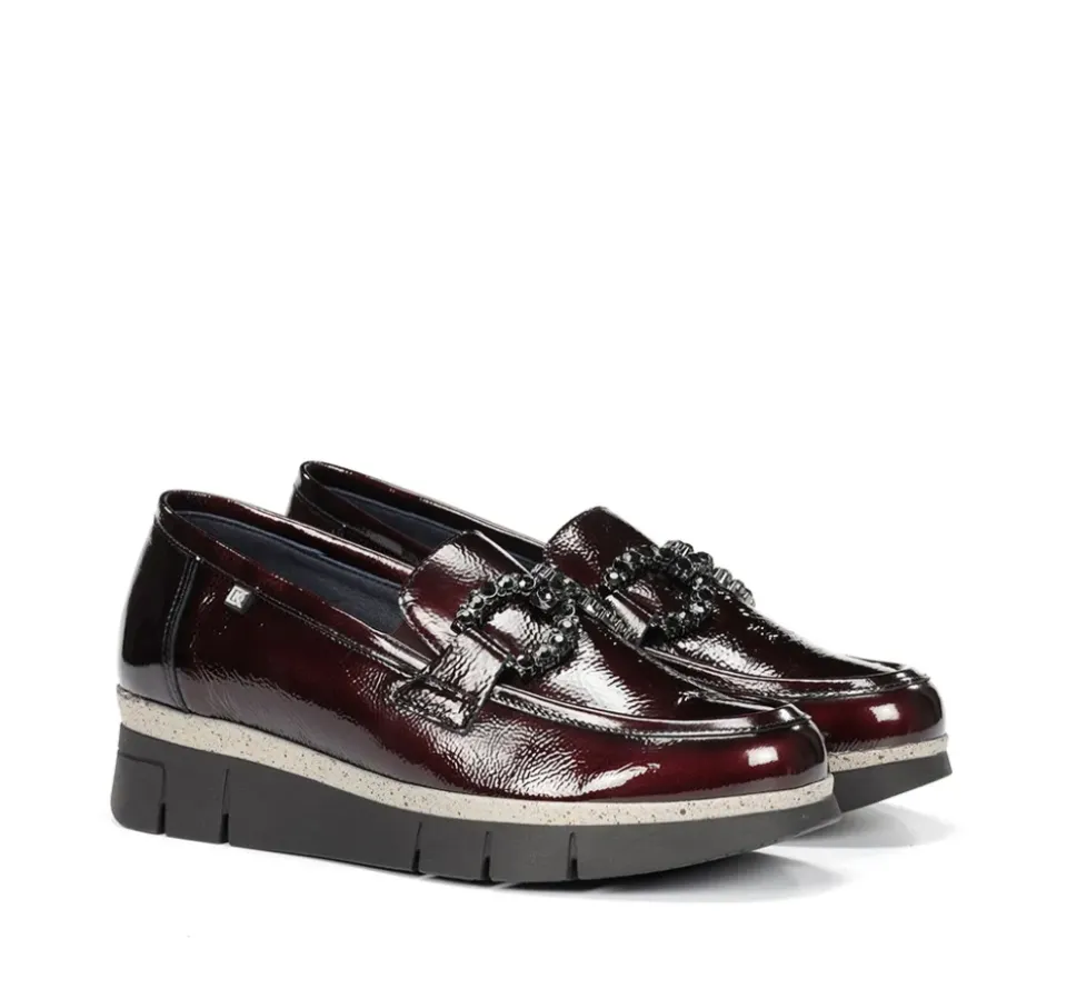 Fluchos INDIA D9325 Mocasín Burdeos Sale