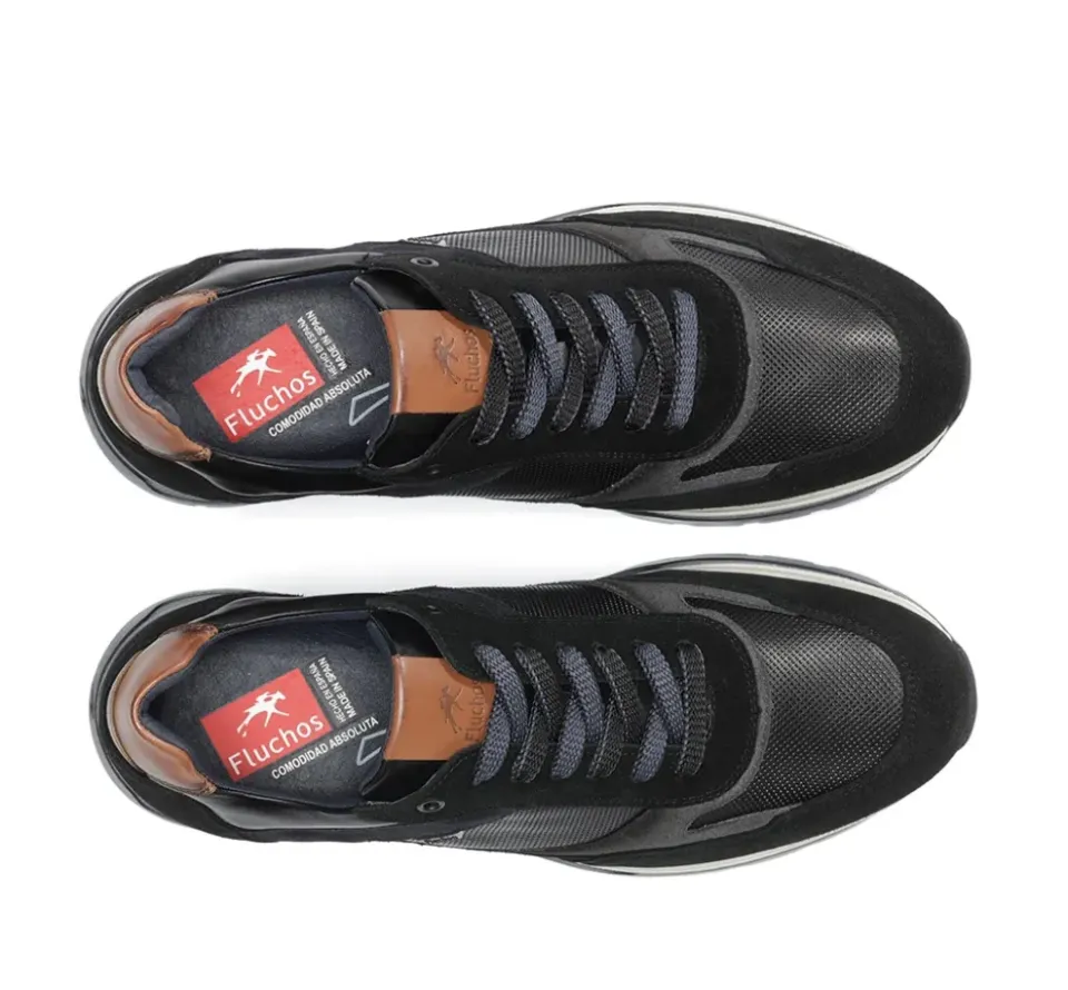 Fluchos LOUIS F1959 Deportivo Negro Clearance