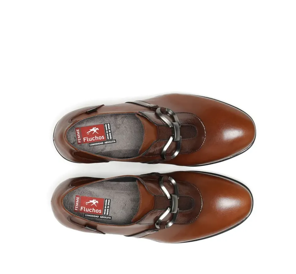 Fluchos NYDIA F1806 Zapato Marrón New