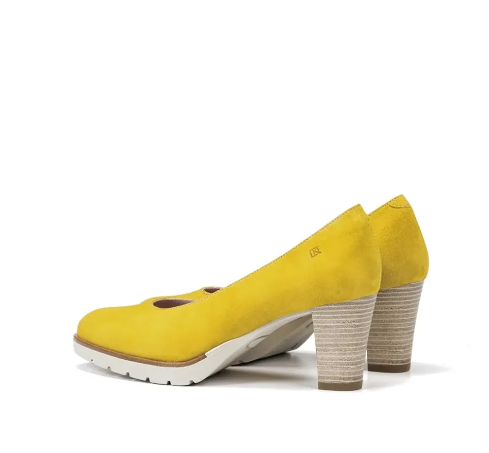 Fluchos OPIUM D8131 ZapatodeTacón Amarillo Fashion