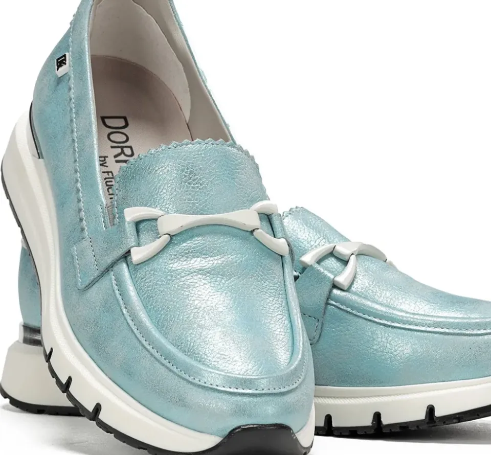 Fluchos SERENA D9047 Mocasín Azul Discount