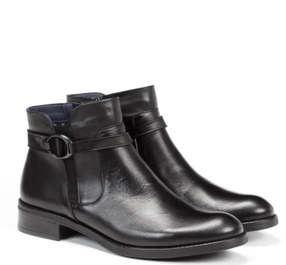 Fluchos TIERRA D8003 Botín Negro Fashion
