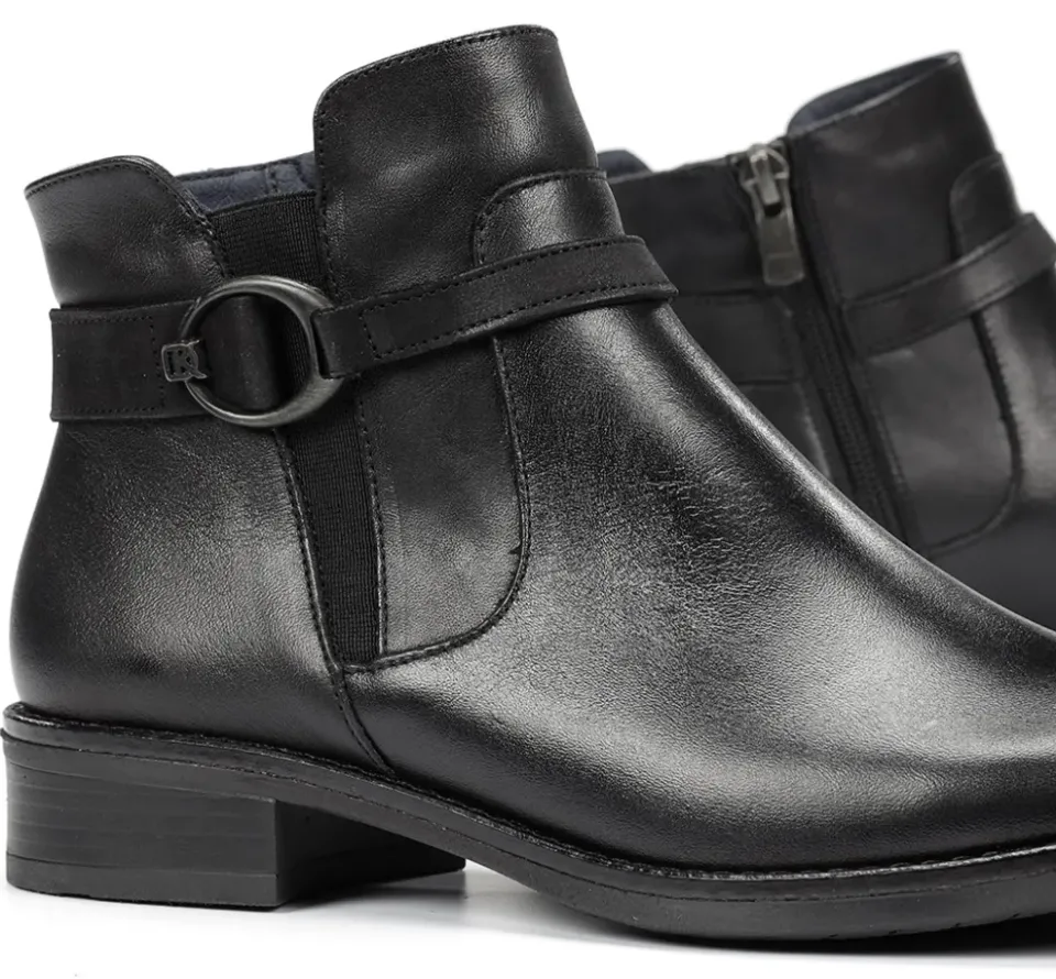Fluchos TIERRA D8003 Botín Negro Fashion