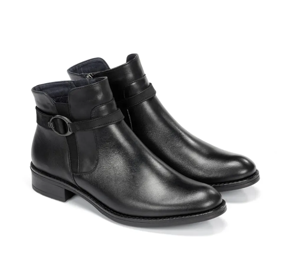 Fluchos TIERRA D8003 Botín Negro Fashion