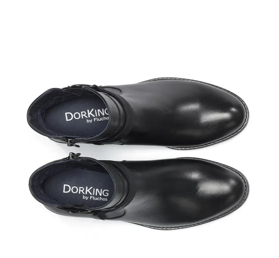 Fluchos TIERRA D8003 Botín Negro Fashion