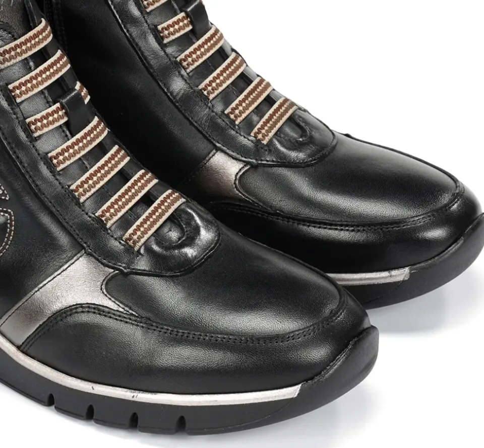 Fluchos UNION F2077 Botín Negro Clearance