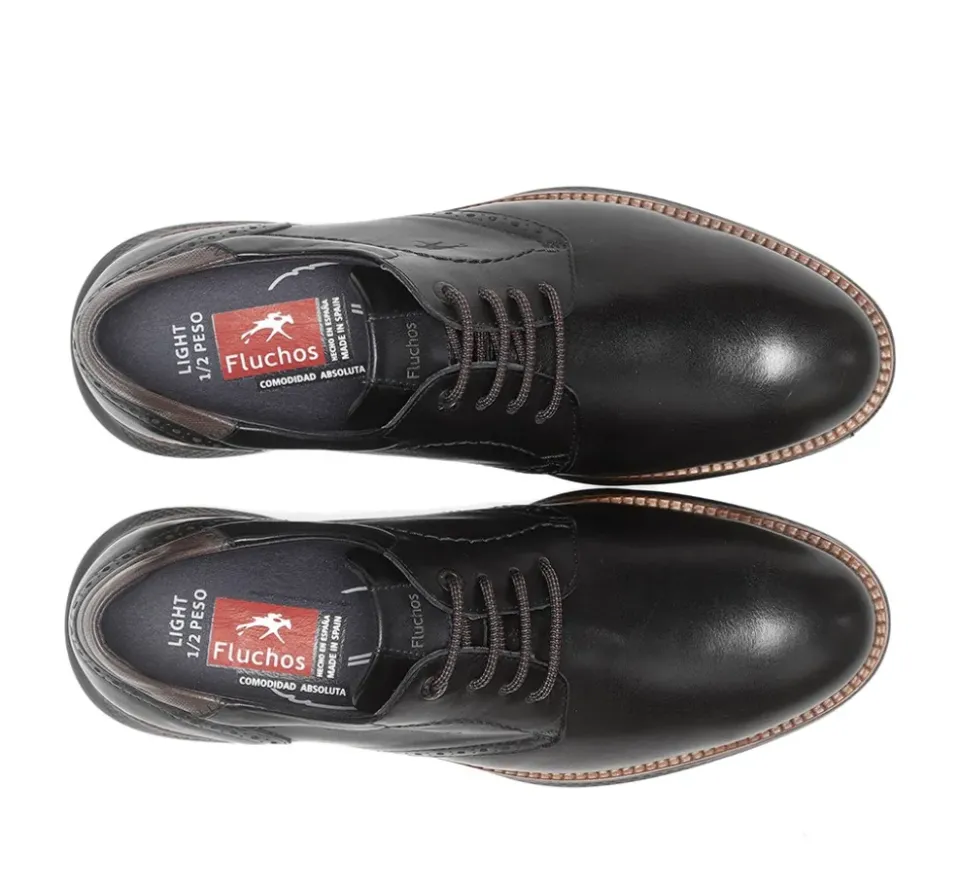 Fluchos WILLIAM F1351 Zapato Negro Sale