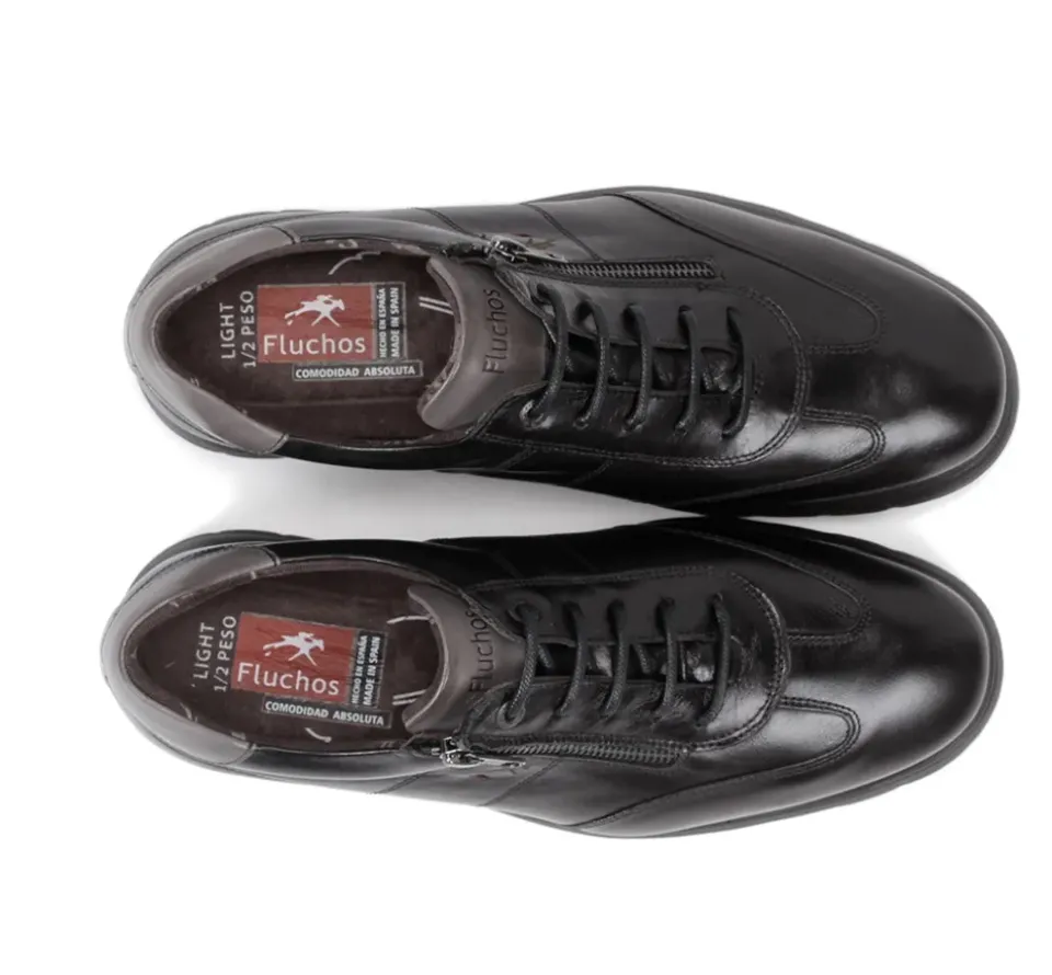 Fluchos ZETA F0606 Zapato Negro Sale